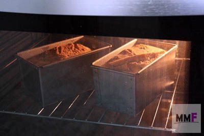 panes en el horno