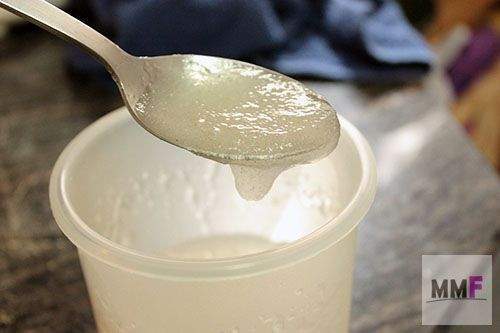 psyllium husk en remojo